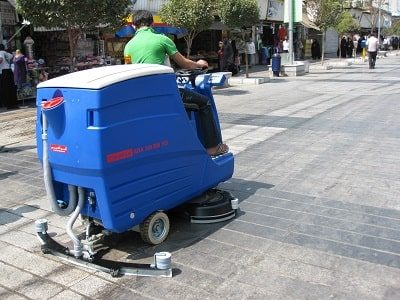 نظافت صنعتی چیست | اسکرابر صنعتی | کفشوی صنعتی