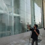 نظافت نمای بیرونی برج | نماشویی برج | نماشوی برج | شستشوی نمای برج