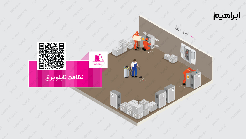 نظافت تابلو برق در صنعت چاپ و بسته بندی
