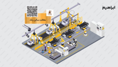 شستشوی سالن رنگ در صنعت خودروسازی
