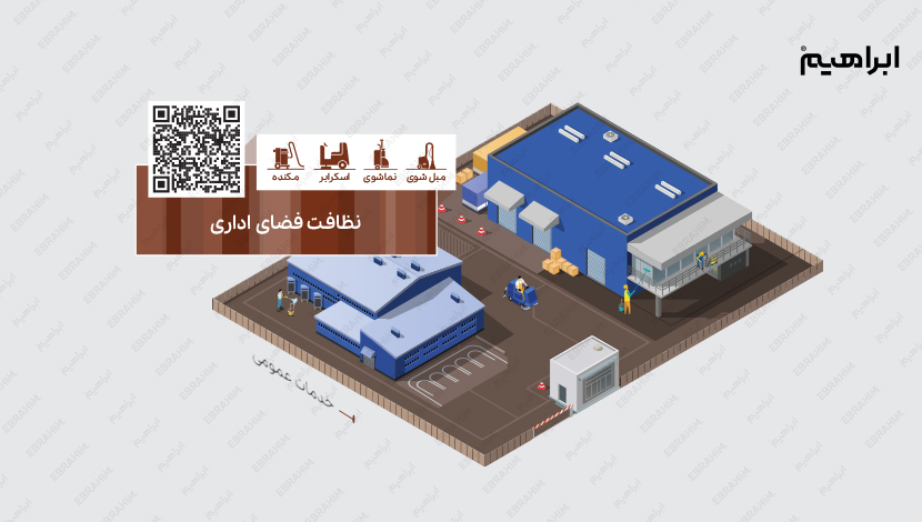 نظافت فضای اداری در معدن، فولاد و فلزات
