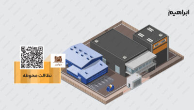 نظافت محوطه در صنایع خودروسازی